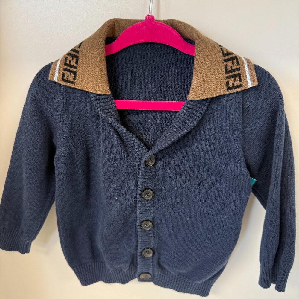 Fendi Kids Sweater Cardigan
